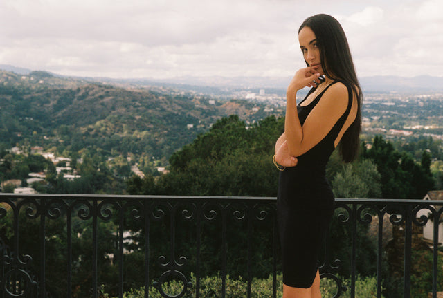 Sleeveless Low Back Dress