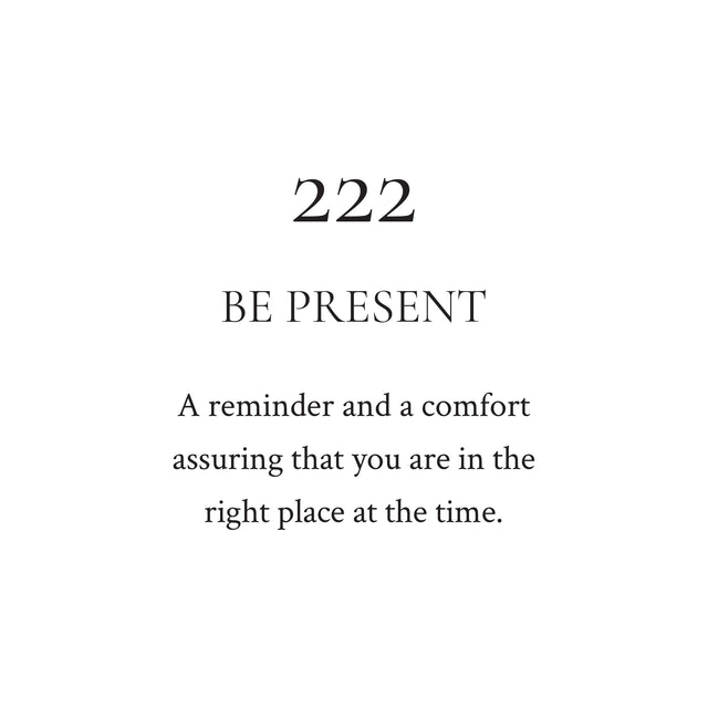 222 Room Spray / BE PRESENT