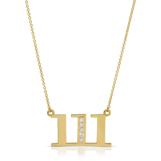 111  Gold-Plated Sterling Silver Necklace / MANIFESTATION