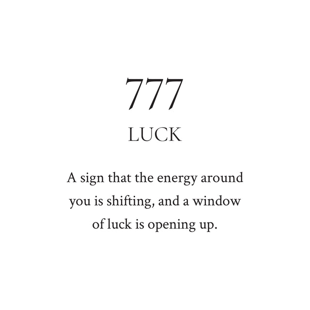 777 Candle / LUCK