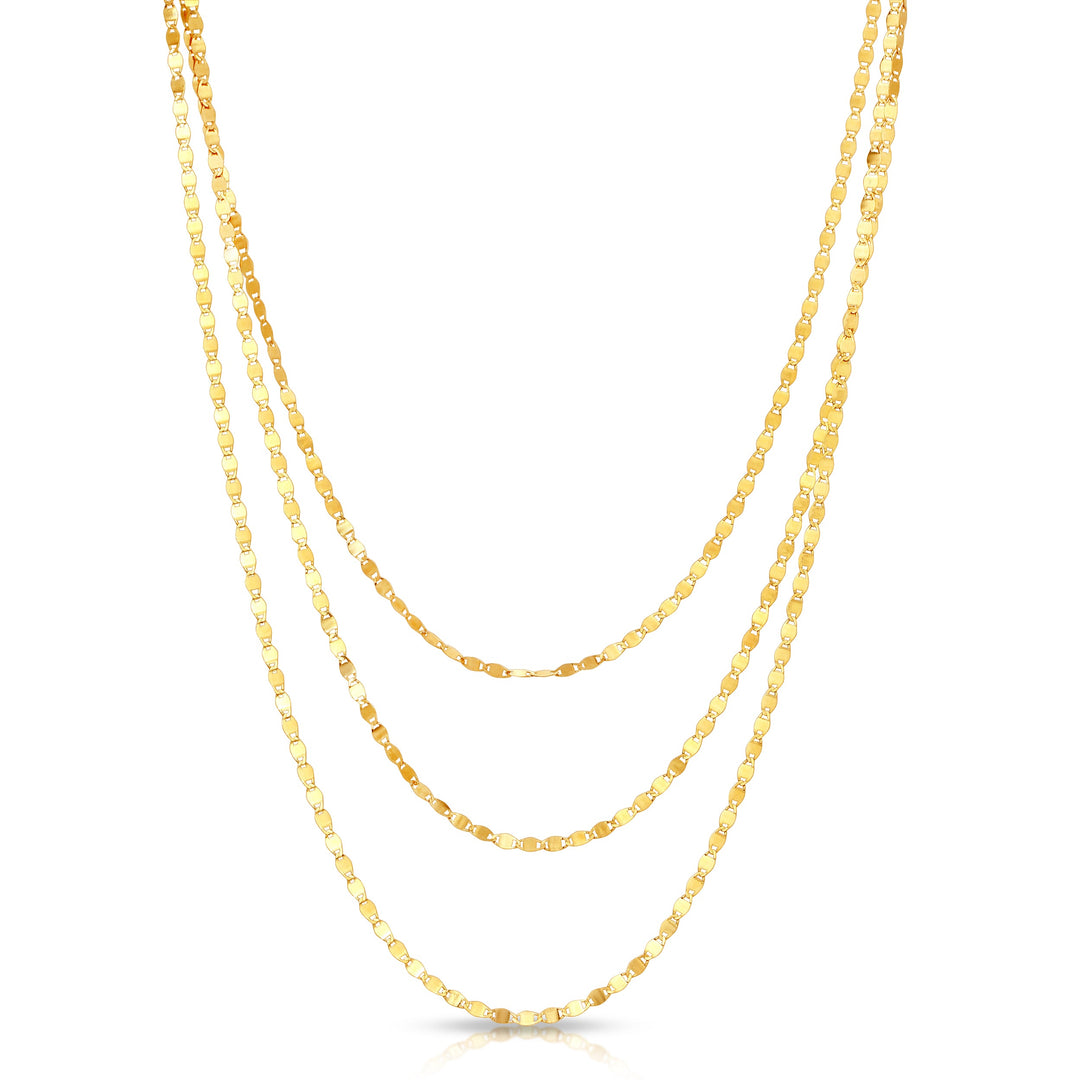 Three Layer Mirror Necklace – The Sacred+Divine